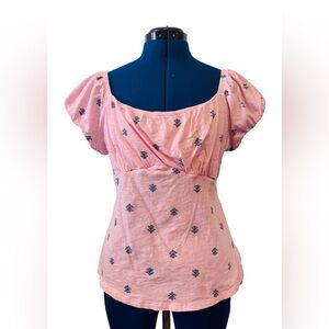 Torrid Blush Pink Floral Top